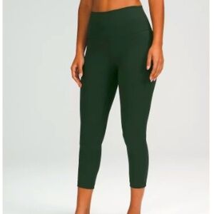 Wunder Under High-Rise Crop 23" *Full-On Luxtreme Rainforest Green Sz8